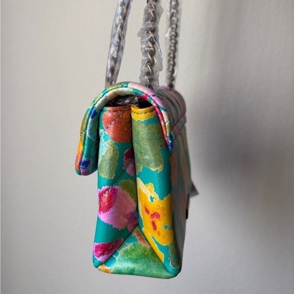 Kurt Geiger London mini Kensington floral leather bag - Picture 7 of 12